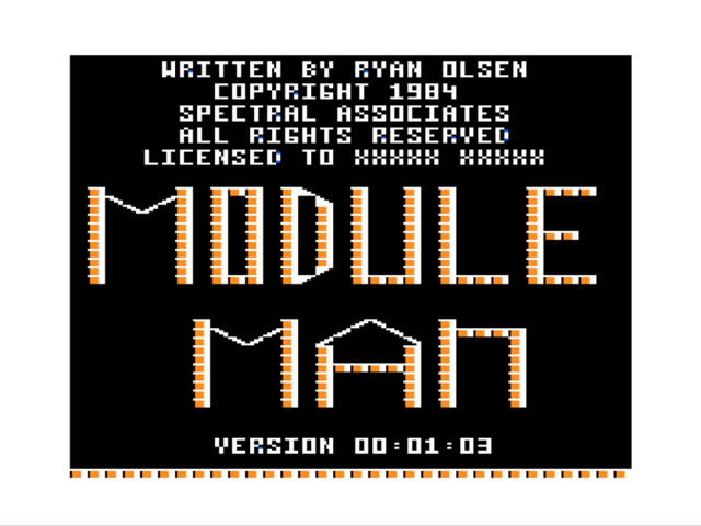 Game cover: Module Man