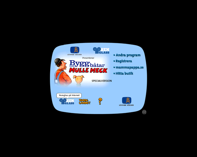 Game cover: Bygg båtar med Mulle Meck - Specialversion