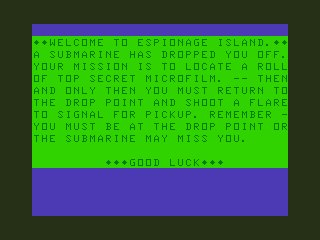 Game cover: Espionage Island