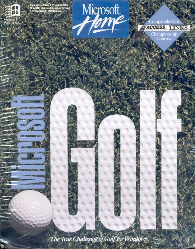 Game cover: Microsoft Golf