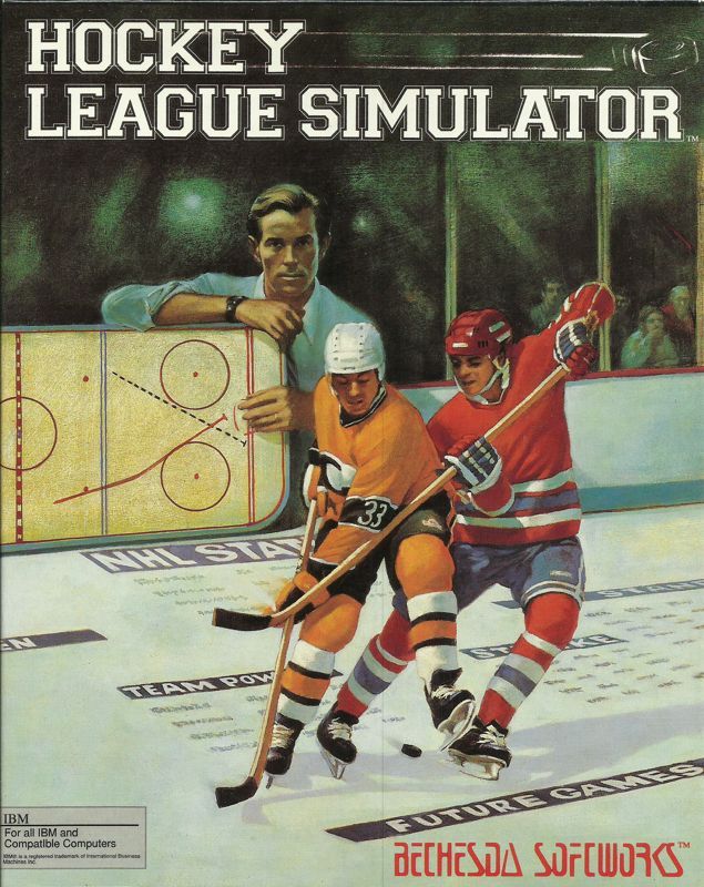 Game cover: Hockey League Simulator