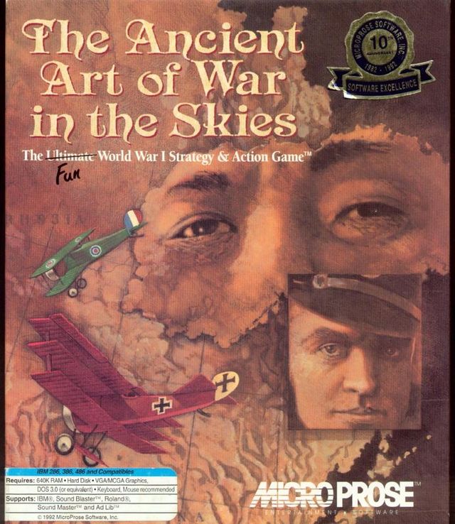 Game cover: The Ancient Art of War in the Skies