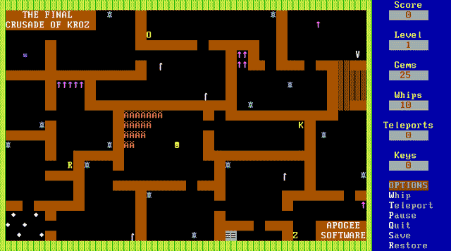 Game cover: The Final Crusade of Kroz