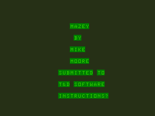 Game cover: Mazey