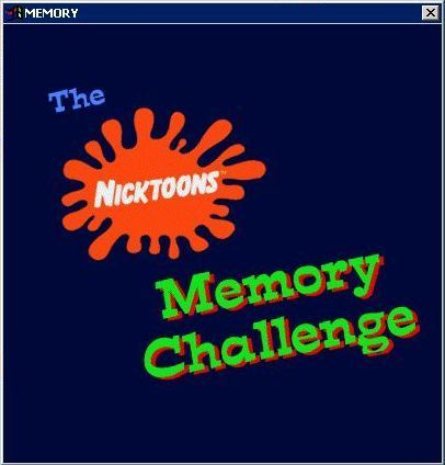 Game cover: The Nicktoons Memory Challenge