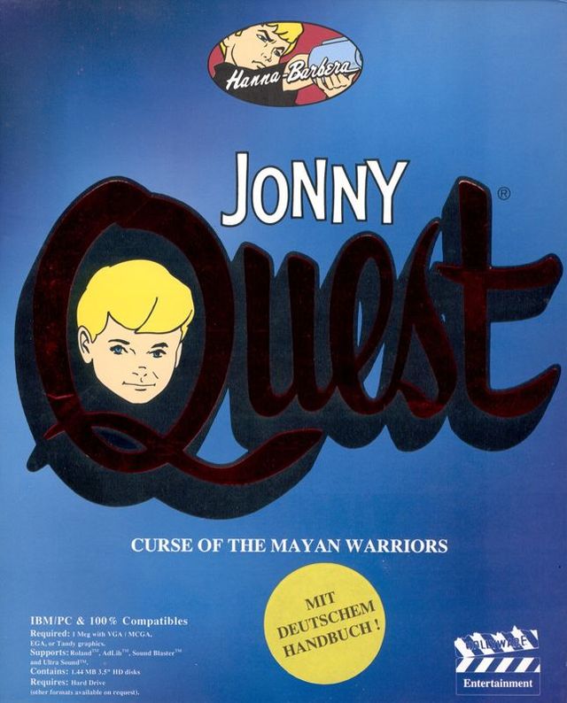 Game cover: Jonny Quest: Curse of the Mayan Warriors