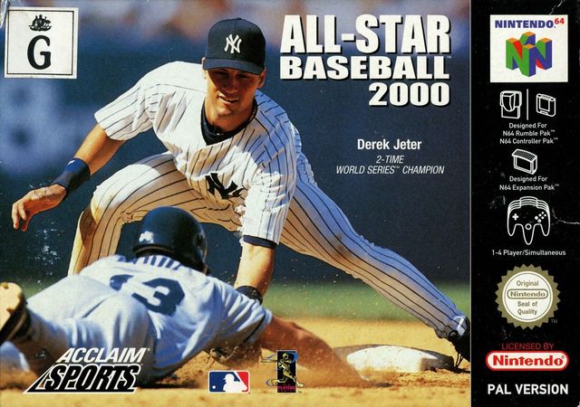 Game cover: All-Star Baseball 2000