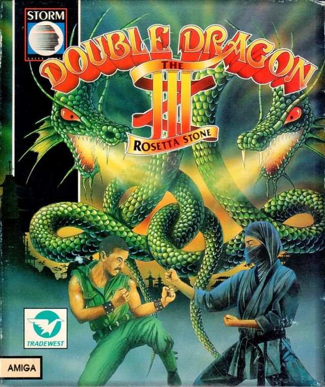 Game cover: Double Dragon III: Rosette Stone / Rod-land