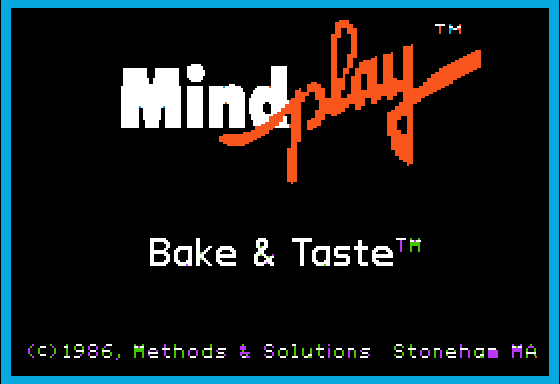Game cover: Bake & Taste