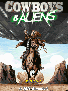 Game cover: Cowboys & Aliens