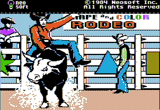 Game cover: Shape and Color Rodeo