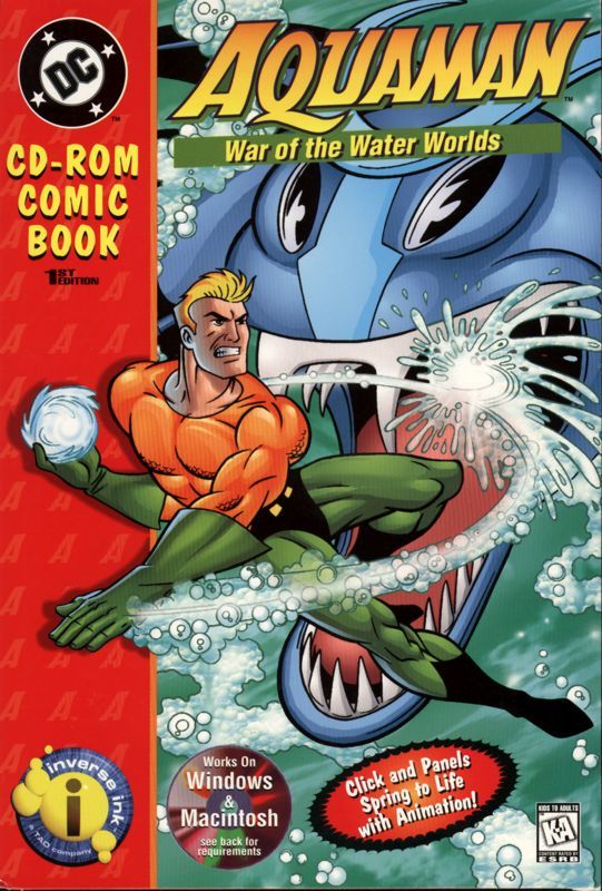 Game cover: Aquaman: War of the Water Worlds