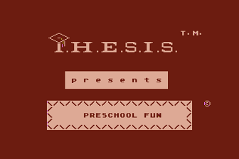 Game cover: Preschool Fun