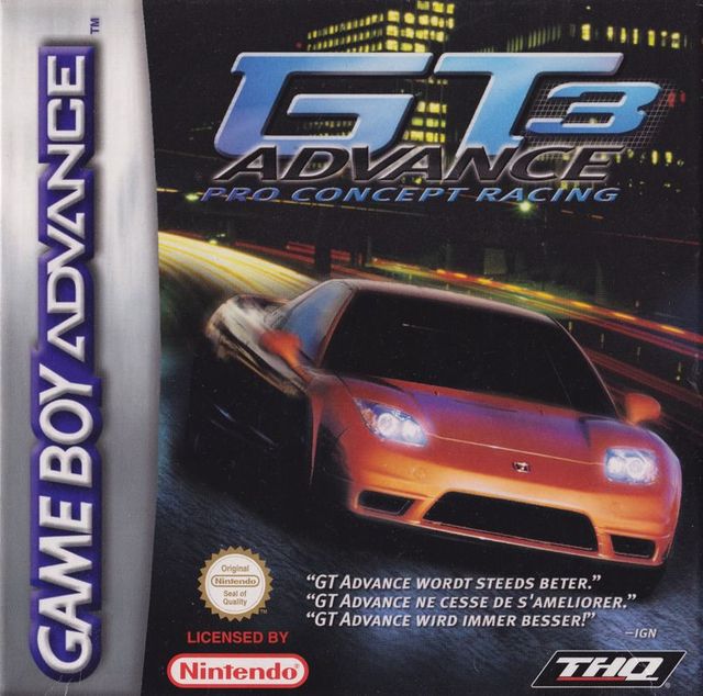 Game cover: GT Advance 3: Pro Concept Racing