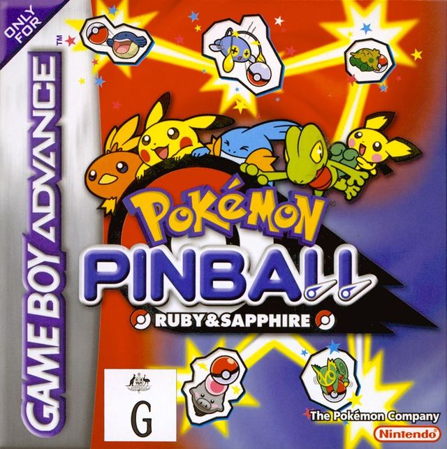 Game cover: Pokémon Pinball: Ruby & Sapphire