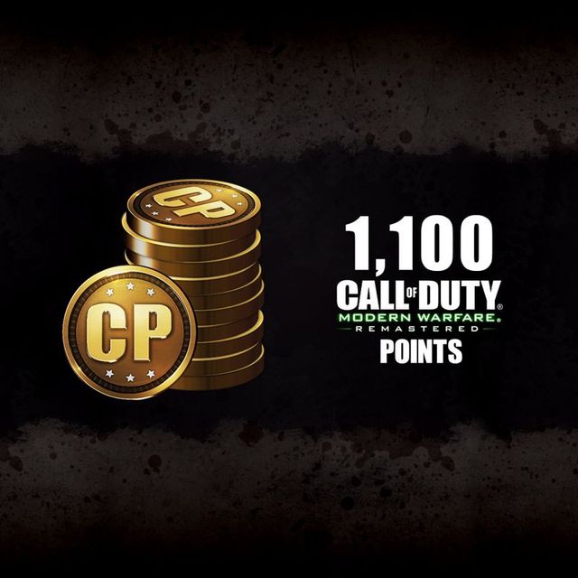 Game cover: Call of Duty: Modern Warfare - Remastered: 1,100 Points