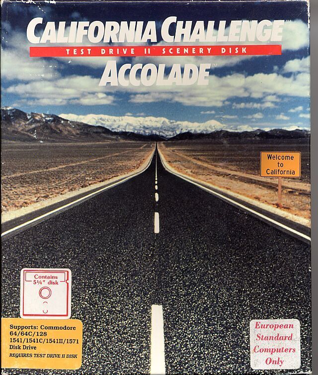 Game cover: Test Drive II Scenery Disk: California Challenge