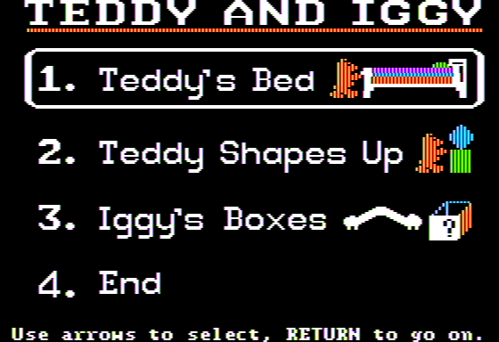 Game cover: Teddy and Iggy