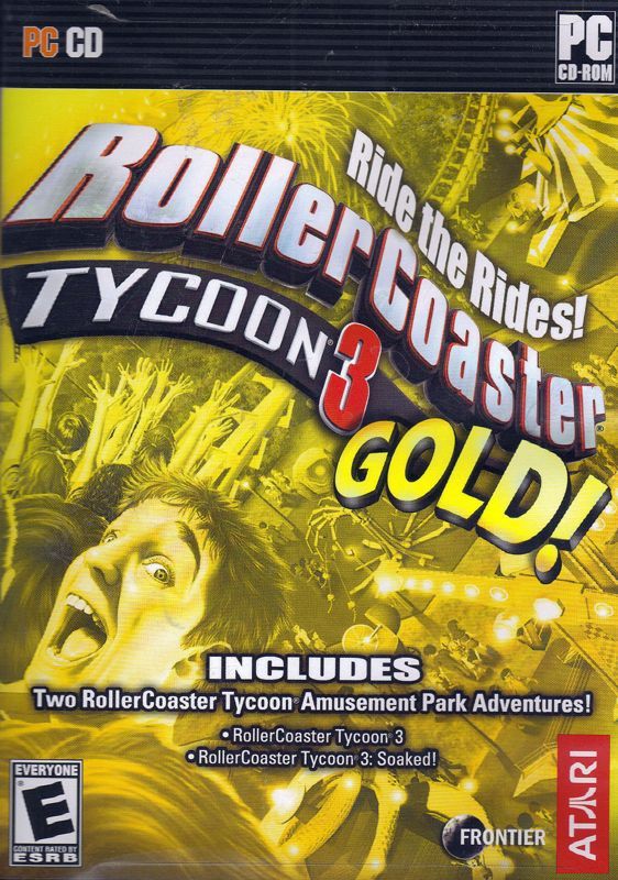 Game cover: RollerCoaster Tycoon 3: Gold!