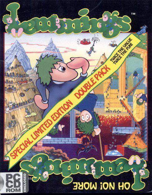 Game cover: Lemmings & Oh No! More Lemmings
