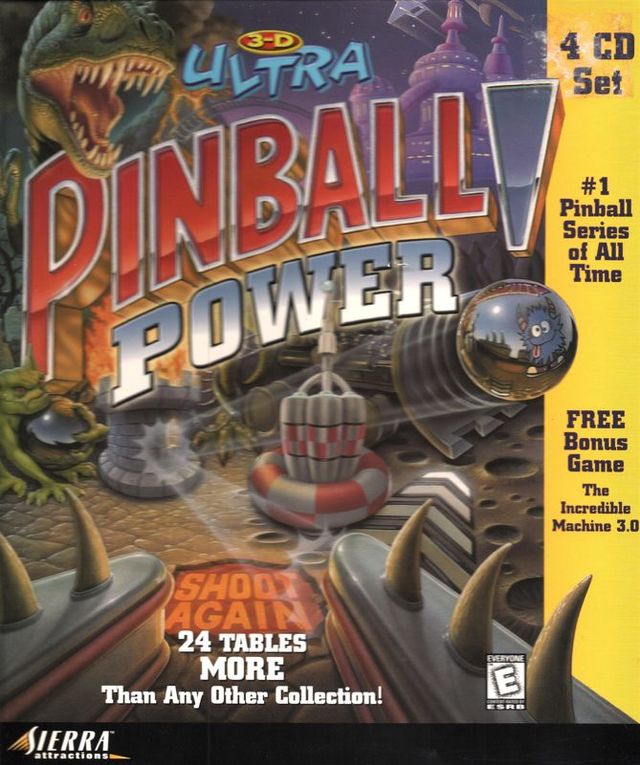 Game cover: 3-D Ultra Pinball: Power!