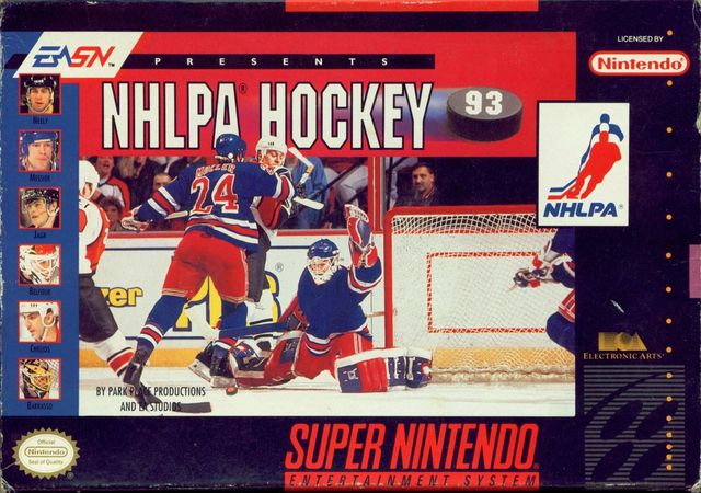 Game cover: NHLPA Hockey '93