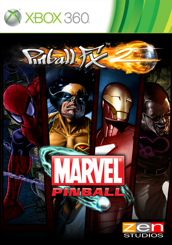 Game cover: Pinball FX2: Marvel Pinball