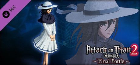 Game cover: Attack on Titan 2: Final Battle - Additional Costume for Mikasa: "One-piece Dress" Costume