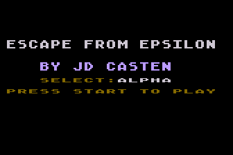Game cover: Escape from Epsilon