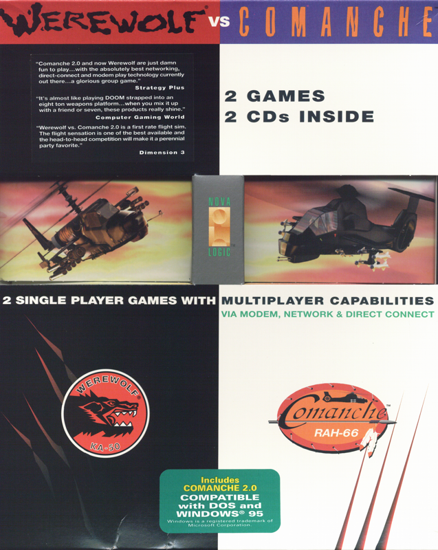 Game cover: Werewolf vs. Comanche