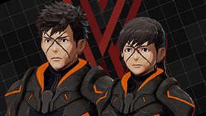 Game cover: Daemon X Machina: Edit part for Outer "Cross Scar" (Unisex)