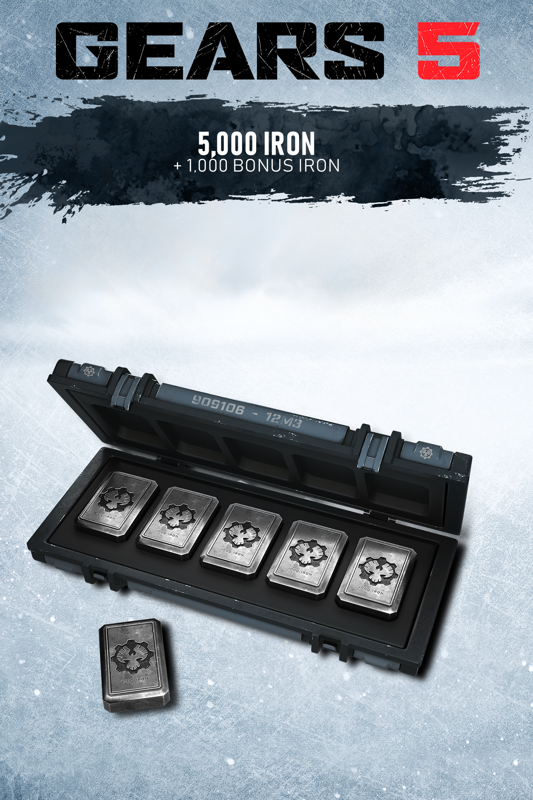 Game cover: Gears 5: 5,000 Iron + 1,000 Bonus Iron