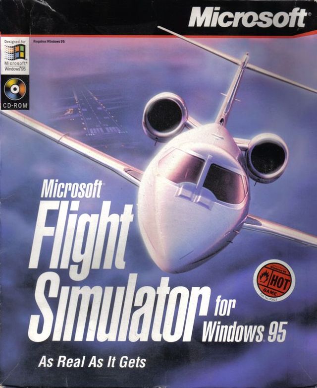 Game cover: Microsoft Flight Simulator for Windows 95