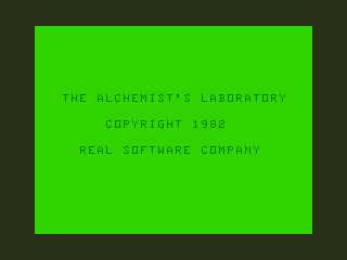 Game cover: The Alchemist's Laboratory