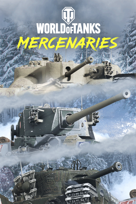 Game cover: World of Tanks: Mercenaries - Tanksmas: UK Heavy Destroyers