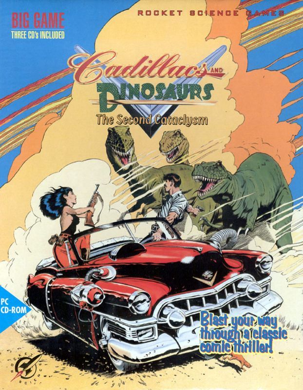 Game cover: Cadillacs and Dinosaurs: The Second Cataclysm