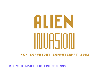 Game cover: Alien Invasion