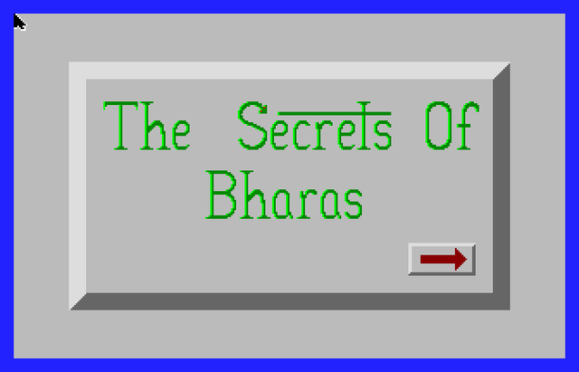 Game cover: The Secrets of Bharas