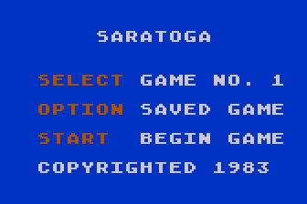 Game cover: Saratoga