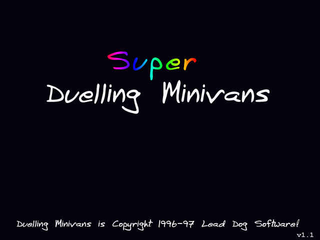 Game cover: Super Duelling Minivans