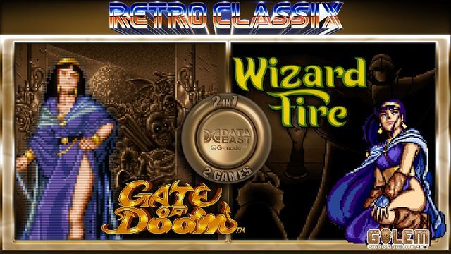 Game cover: Retro Classix 2-in-1: Gate of Doom & Wizard Fire