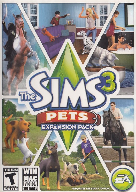 Game cover: The Sims 3: Pets