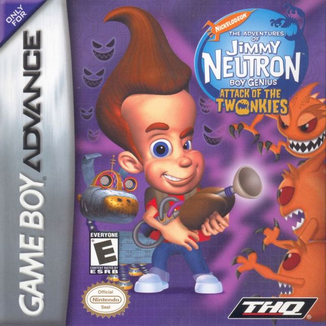 Game cover: The Adventures of Jimmy Neutron: Boy Genius - Attack of the Twonkies