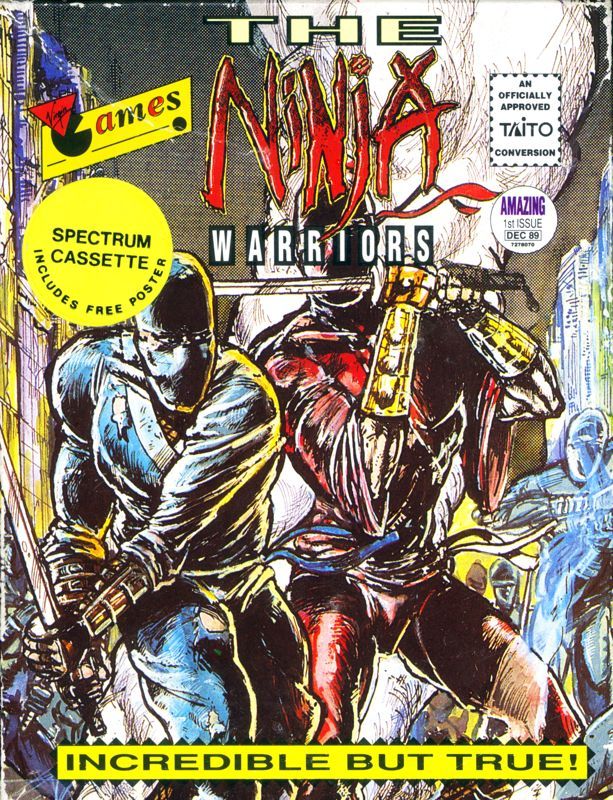 Game cover: The Ninja Warriors