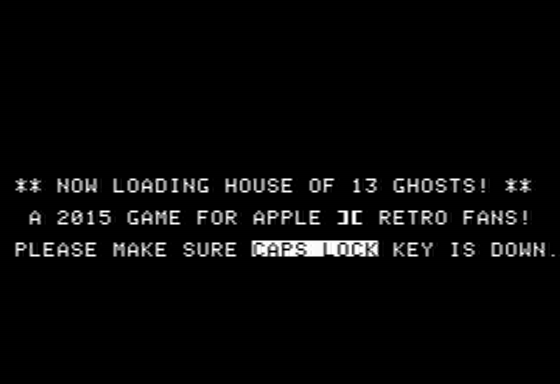 Game cover: House of Thirteen Ghosts