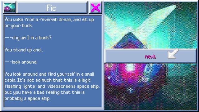 Game cover: Radiantflux: Hyperfractal 4.0 - Interactive Science Fiction