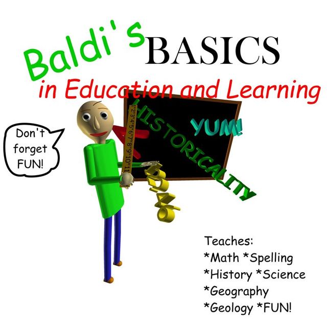 Game cover: Baldi's Basics in Education and Learning