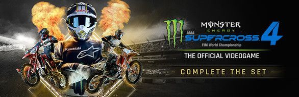 Game cover: Monster Energy Supercross 4: The Official Videogame - Complete the Set