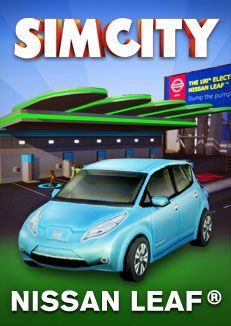 Game cover: SimCity: The 100% Electric Nissan Leaf