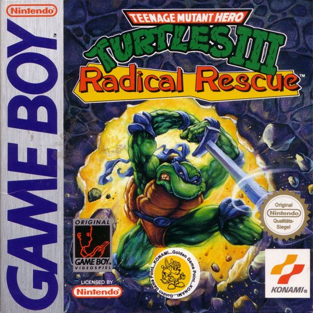 Game cover: Teenage Mutant Ninja Turtles III: Radical Rescue